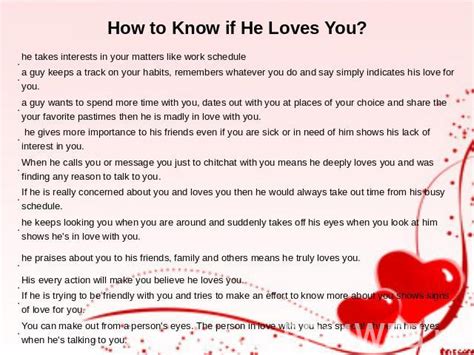 how to tell if your in love